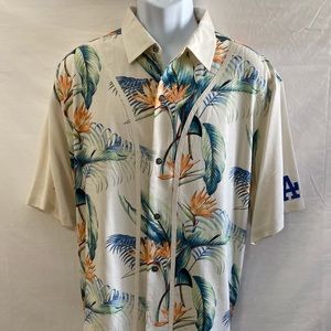 Tommy Bahama baseball men’s Hawaiian shirt LA